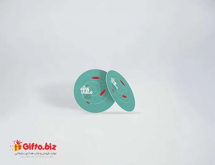 کارت ویزیت لمینت براق دایره ای