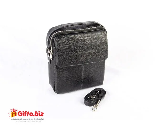 کیف دوشی مردانه چرم طبیعی SA08