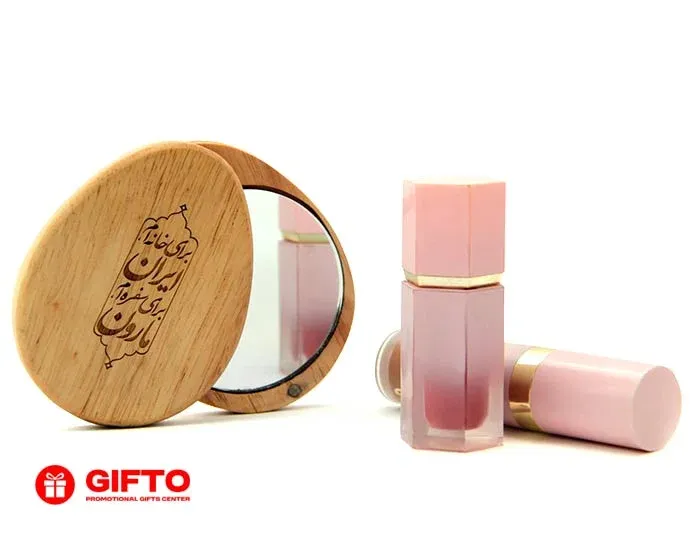 آینه چوبی چرخشی Giftok