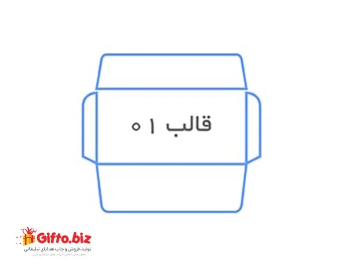 پاکت نامه قالب 1 گلاسه 2000 تایی
