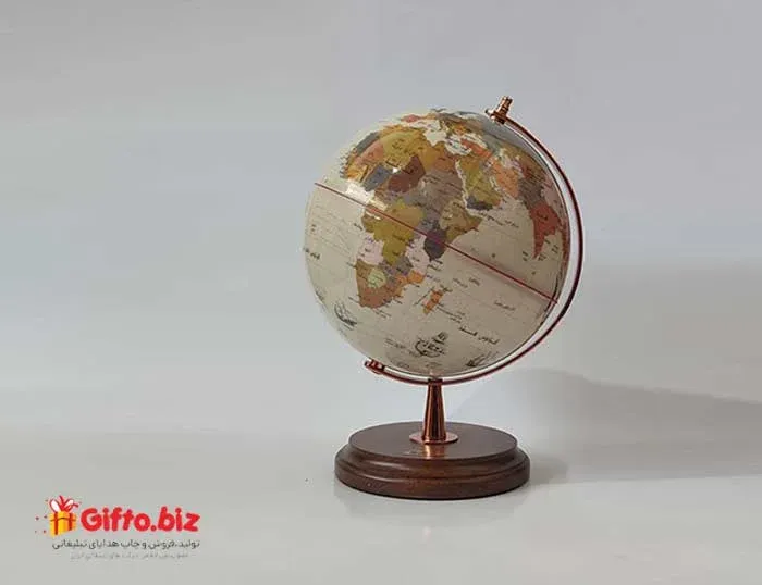 کره جغرافیایی چوبی 124