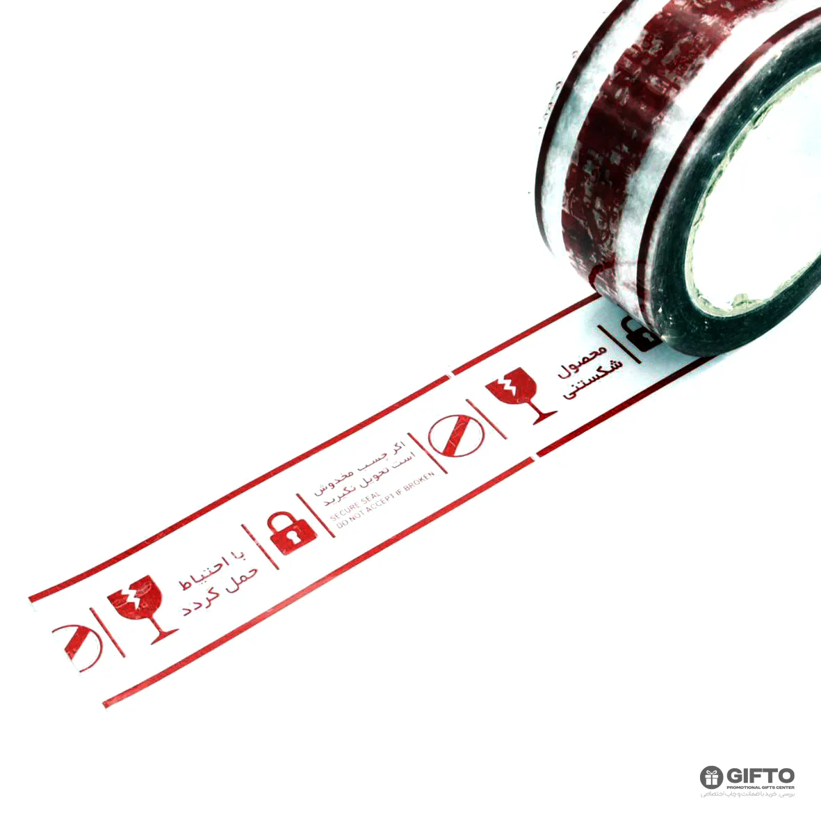 چسب پهن طرح شکستنی