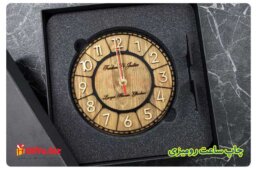 چاپ-ساعت-رومیزی-تبلیغاتی-چوبی